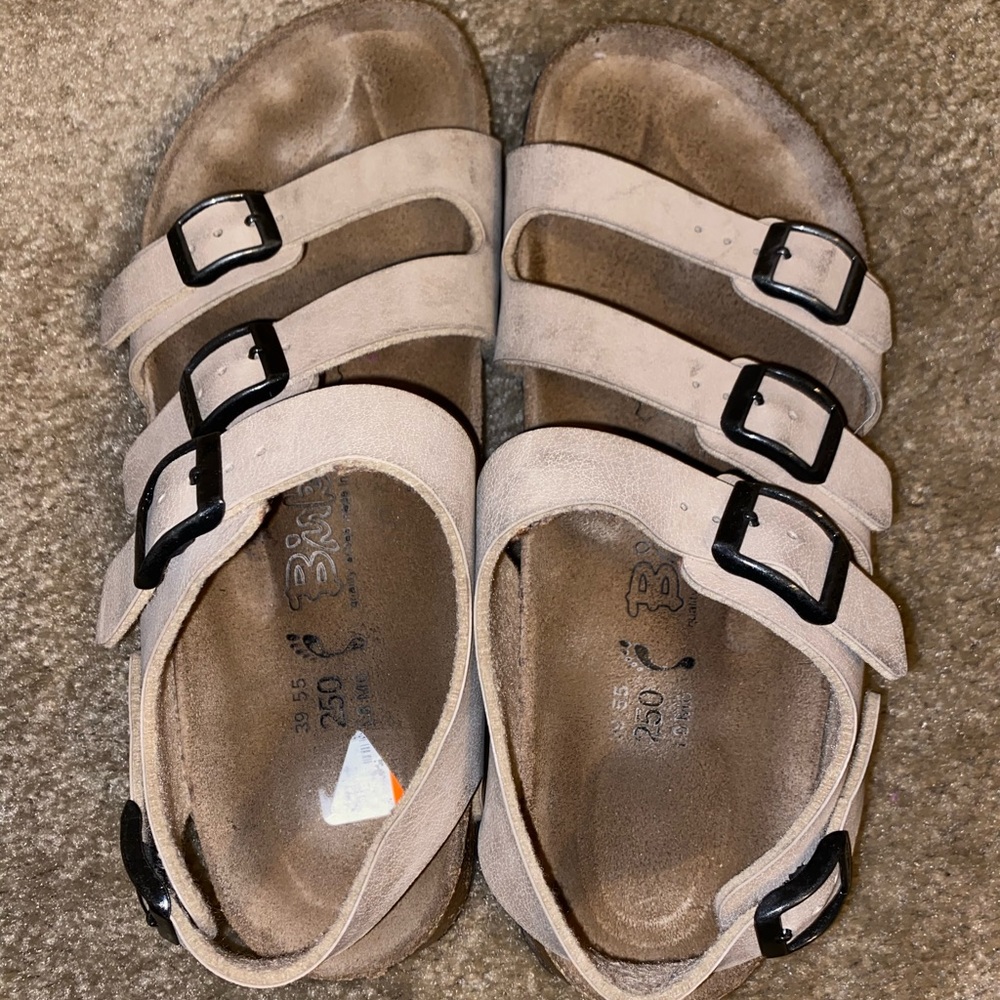 Tan Birkenstock’s